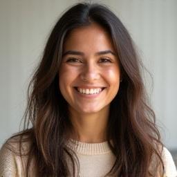 Ana Gómez sonriente, estudiante de español