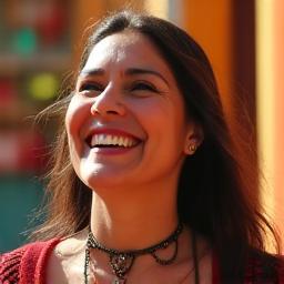 María Rodríguez disfrutando una excursión cultural